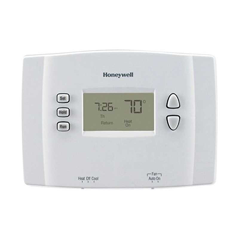 Honeywell Heating and Cooling Push Buttons Programmable Thermostat ...