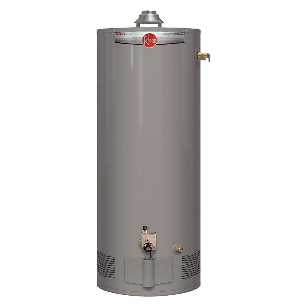 Rheem® Professional Classic Atmospheric 40 Gallon Natural Gas Water ...