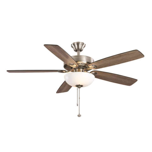 *NEW* 42" CEILING FAN C350310 REVERSIBLE CHERRY/MAPLE BLADES BRUSHED NICKEL 120V 
